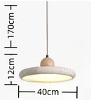 Axyaa Natural Stone LED Pendant Chandelier for Home Lighting