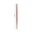 Axyaa Stainless Steel Chinese Chopsticks Set Multi Non-Slip Tableware Wedding