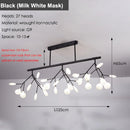 Axyaa Nordic Firefly Chandelier Black Gold Ceiling Lighting for Home, Dining, Stores