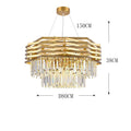 Axyaa Modern LED Pendant Light Chandeliers for Living & Dining Room Decor