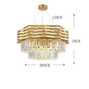 Axyaa Modern LED Pendant Light Chandeliers for Living & Dining Room Decor
