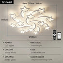 Axyaa Modern LED Chandelier with APP Remote Control for Home Decor Lighting