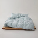 Axyaa Soft Lyocell Queen Bedding Set with Sheets, Natural Plant Fiber Quilt Cover