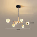 Axyaa Modern Ceiling Chandelier | Dining Room Pendant Light Fixture | Indoor Living Room Lighting