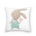 Easter Bunny Polyester Throw Pillow for Home Decor Sofa by Axyaa