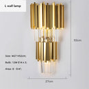Axyaa Gold E14 Crystal Pendant Lights: Modern Luxe Dining Room LED Chandelier