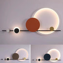 Axyaa Nordic Art Mural Wall Lamp for Bedroom and Living Room with LED Lights