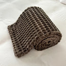 Axyaa Rabbit Plush Flannel Blanket Cover - Cozy Nap Blanket, Machine Washable