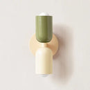 Axyaa Nordic LED Wall Lamp: Simple Macaron Design for Bedroom, Living Room Lighting