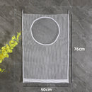 Axyaa Foldable Mesh Laundry Basket Wall Hanging Organizer Hook Household Storage