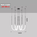 Axyaa Designer Duplex Nordic LED Chandelier for Living Room and Restaurant