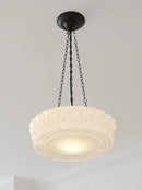 Axya Retro Shanghai Glass Lamp Chandelier for Restaurant, Bar, and Bedroom