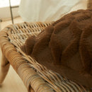 Axyaa Diamond Lattice Plush Cushion Cover: Soft, Stylish Sofa Decor Pillowcase