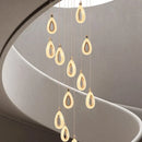 Axyaa Modern LED Pendant Light Chandeliers for Living Room Dining Room Indoor Lighting