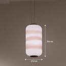 Axyaa Smoke White Glass LED Chandelier for Home and Hotel Decor