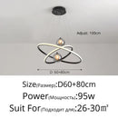 Axyaa LED Pendant Chandelier with Inner and Outer Ring Lighting