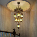 Axyaa Exotic Turkish-Style Chandelier for Elegant Living Space