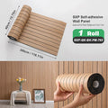 Axyaa 3D Partition Splicing Stickers Self-Adhesive Foam Roll Set for Indoor Use