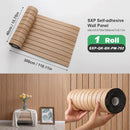 Axyaa 3D Partition Splicing Stickers Self-Adhesive Foam Roll Set for Indoor Use