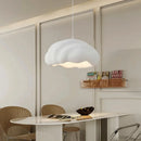 Axyaa Cream Wabi Sabi LED Pendant Chandelier: Elegant French Dining Room Fixture