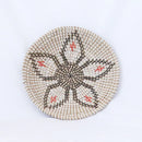 Axyaa Seaweed Woven Plate: Stylish Straw Decorative Art for B&B Ornaments