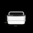 Axyaa 304 Stainless Steel Insulated Lunch Box Microwave Safe for Students at Work