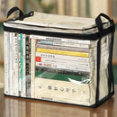 Axyaa Transparent Foldable Book Storage Bag Organizer for Student Dormitory