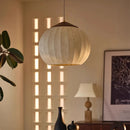 Axyaa Wabi Sabi Cloth Pendant Light: Retro Fabric Chandelier for Living Room & Restaurant