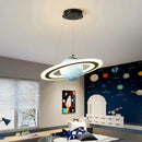 Axyaa Kids LED Saturn Pendant Light - Planet Design for Bedroom, Living Room & Kitchen