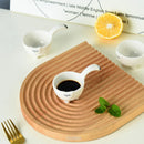 Axyaa Cat Ceramic Dipping Plate, 0.7oz Sauce Mini Bowl