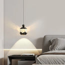 Axyaa LED Bedside Spotlight Pendant Light Black Gold Chandelier Paris Pendant
