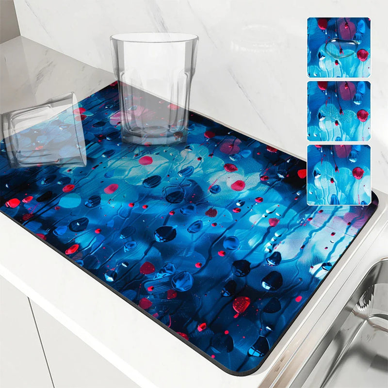 Axyaa Soft Diatom Mud Kitchen Absorbent Mat