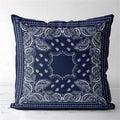 Axyaa Tan Chen Pattern Flower Cushion Cover for Home Decor
