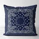 Axyaa Tan Chen Pattern Flower Cushion Cover for Home Decor