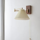 Axyaa Modern LED Wall Lamp with Pull Chain Switch for Bedroom Living Room