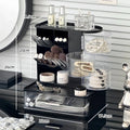 Axyaa Makeup Organizer: Multi-layer Cosmetic Storage Box with Dust-proof Drawers