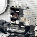 Axyaa Makeup Organizer: Multi-layer Cosmetic Storage Box with Dust-proof Drawers