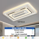Axyaa Bladeless Fan Lamp Living Room Modern Minimalist All-Room Lighting Set