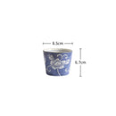 Axyaa Hand-painted Ceramic Coffee Mug, Wide Mouth Tea Cup, 200ML