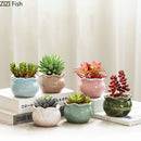 Lotus Shape Ceramic Vase by Axyaa: Elegant Table Decor for Flowers & Plants