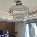 Axyaa Crystal Chandelier High-end Luxury Pendant Lamp for Home Decor Lighting