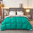 Axyaa Goose Down Comforter - Thick California Super King Size for Winter Warmth