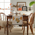 Axyaa Halloween Theme Table Runner with Tassels for Home Decor