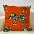 Axyaa Geometric Linen Cushion Cover 45x45CM for Home Sofa Car Decor