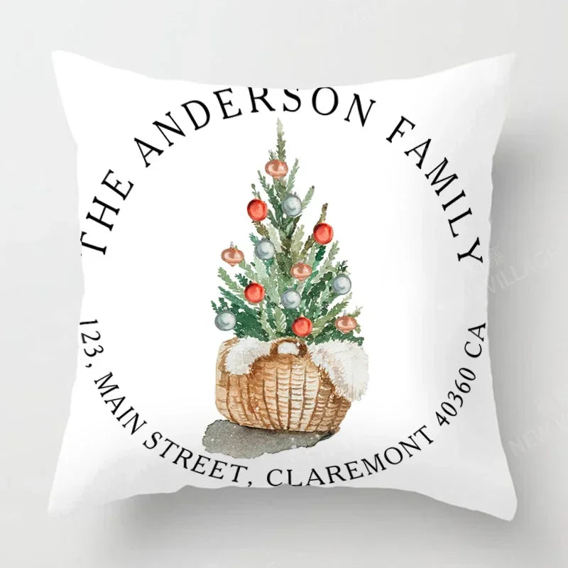 Axyaa Christmas Series Pillowcases for Festive Home Decor 40x40 50x50 60x60 35x35