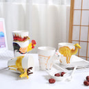 Axyaa Animal Ceramic Coffee Cup Set