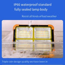 Axyaa Portable Solar LED Flood Light for Camping & Repair, USB Rechargeable Waterproof Lamp