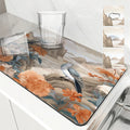 Mountain Birds Non-Slip Absorbent Drying Mat by Axyaa