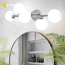 Axyaa 5-Head G9 Indoor Wall Light in Black Gold for Bathroom Mirror Vanity