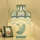 Axyaa Peacock Table Lamp LED Luxury Bedroom Living Room Hotel Light